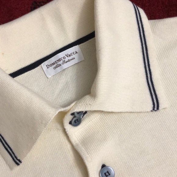 DOMENICO VACCA 100% COTTON POLO 🇮🇹 - Picture 3 of 7